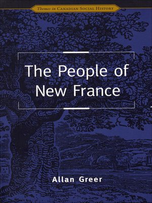 cover image of The People of New France